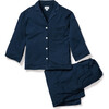 Olivia Wide Leg Pajama Set, Navy - Pajamas - 1 - thumbnail