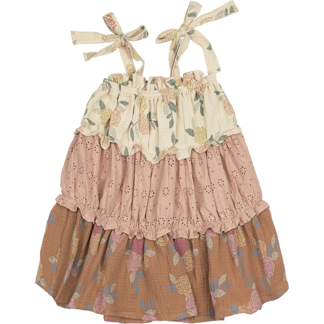 Amber Dress, Dusty Pink Roses