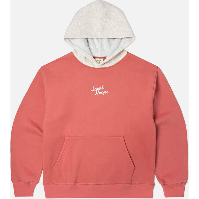 Kids Two Tone Coral Hoodie