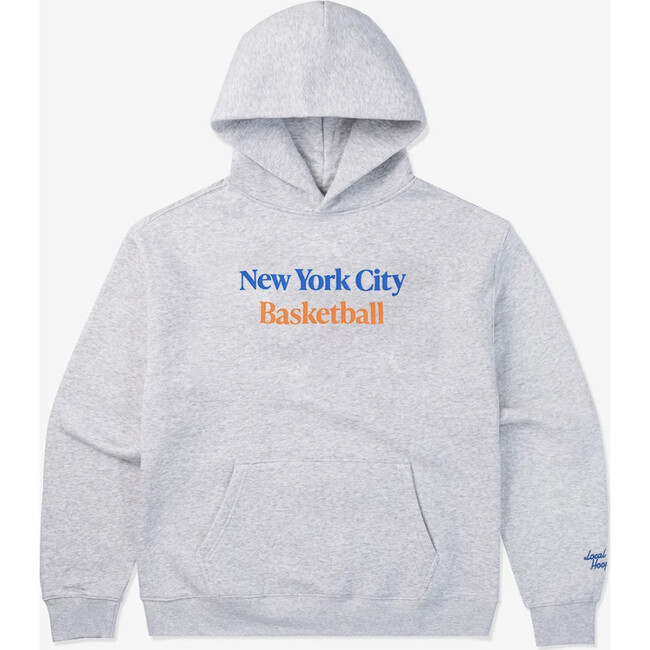 Kids New York City Basketball Hoodie, White