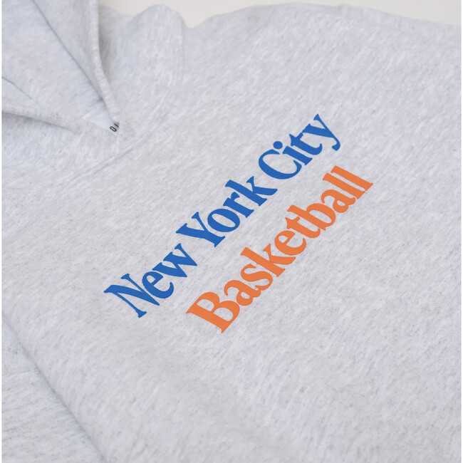 Kids New York City Basketball Hoodie, White