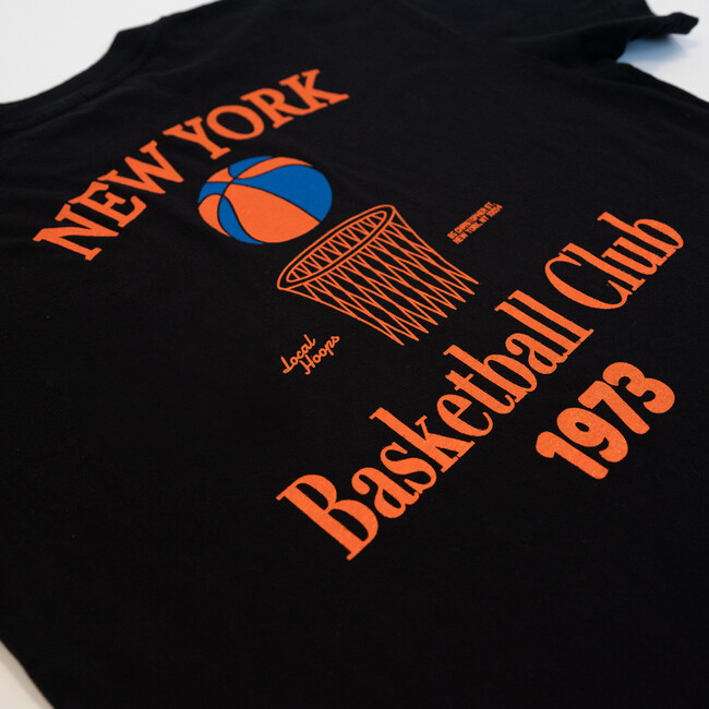 Kids New York City Basketball Hoodie, Navy