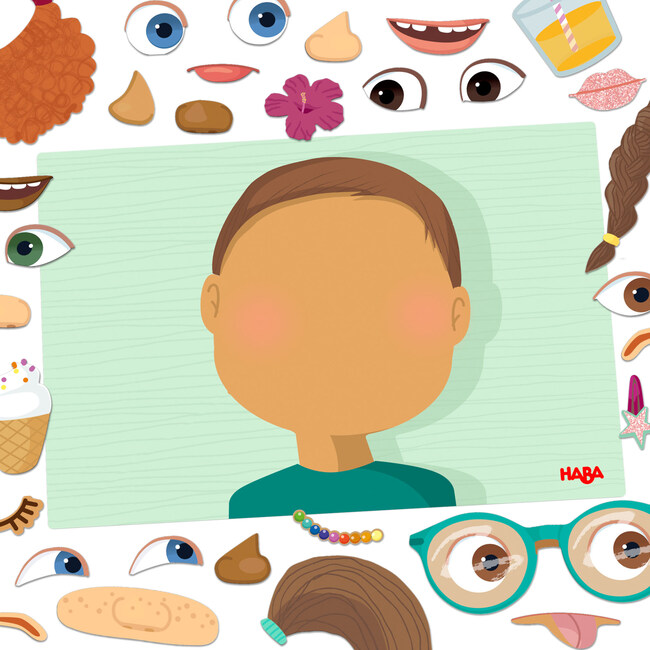 Magnetic Game Box Funny Faces - Developmental Toys - 2