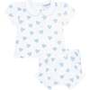Blue Heart Print Diaper Cover Set - Mixed Apparel Set - 1 - thumbnail