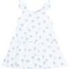 Blue Heart Print Ruffle Dress - Dresses - 1 - thumbnail