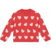 Mila Heart Sweater, Rose Faroe Pink - Sweaters - 1 - thumbnail