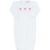 Heart Smocked Gown - Nightgowns - 1 - thumbnail