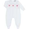 Heart Smocked Footie - Footie Pajamas - 1 - thumbnail