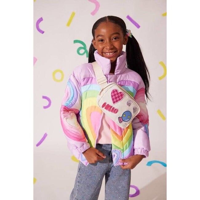 Rainbow Heart Puffer - Jackets - 4