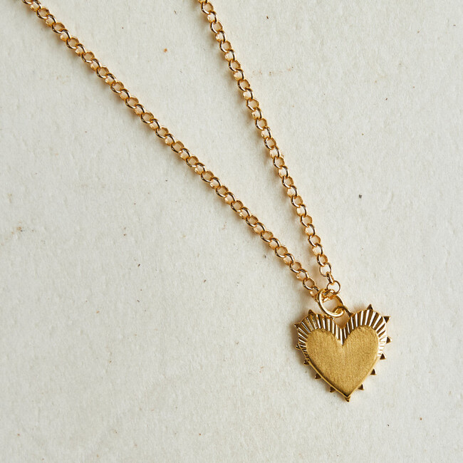 Small Heart of Gold Necklace