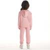 Kids Embossed Lounge Set, Pink Hearts - Mixed Apparel Set - 3 - thumbnail