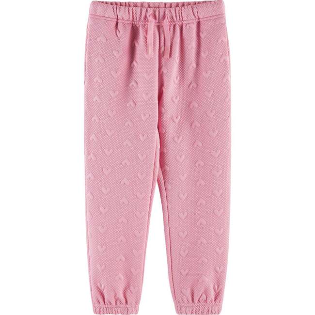 Kids Embossed Lounge Set, Pink Hearts - Mixed Apparel Set - 6