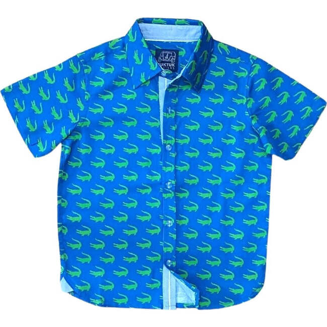 Alligators Blue-Green Shirt Short Sleeves