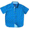 Alligators Blue-Green Shirt Short Sleeves - Button Downs - 1 - thumbnail