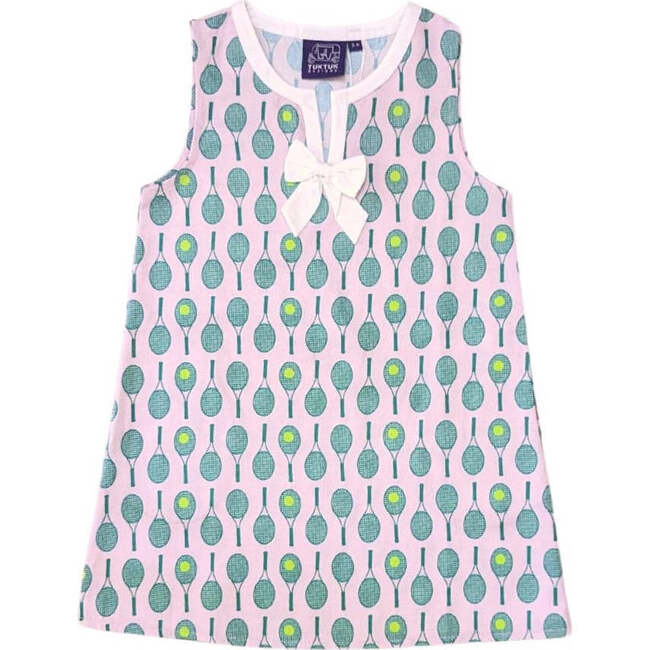 Block Print Ruffle Dress