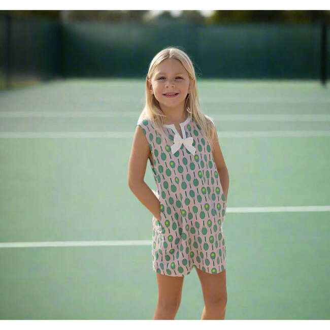 Block Print Ruffle Dress