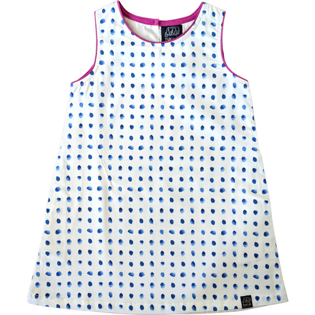 Shift Dress, Watercolor Dots