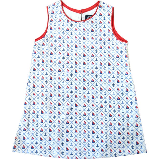 Shift Dress, Anchors Aweigh