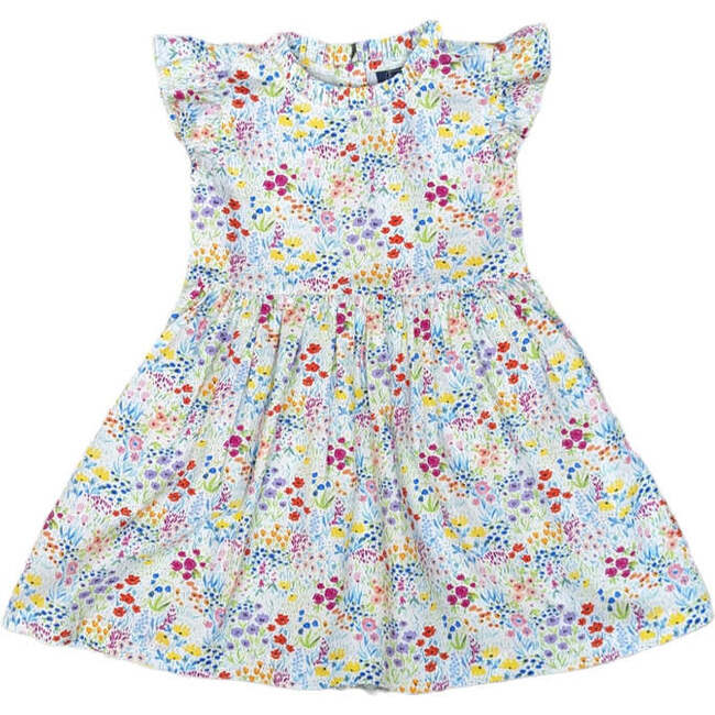 Spring Flowers, Ruffle Dresss
