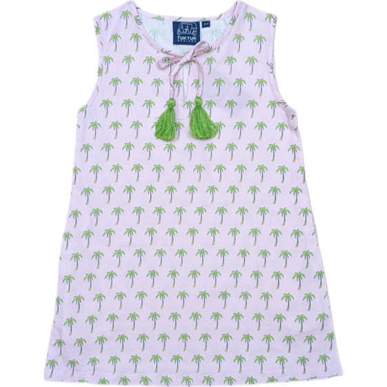 Pink Palms, Shift Dress