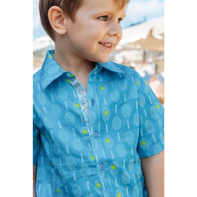 Tennis Shirt in Short Sleeves - Button Downs - 3
