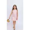 Pink Bunnies Shift Dress with Back Bow - Dresses - 4 - thumbnail