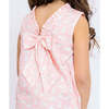 Pink Bunnies Shift Dress with Back Bow - Dresses - 5 - thumbnail