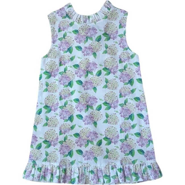 Hydrangeas Shift Dress with Back Bow