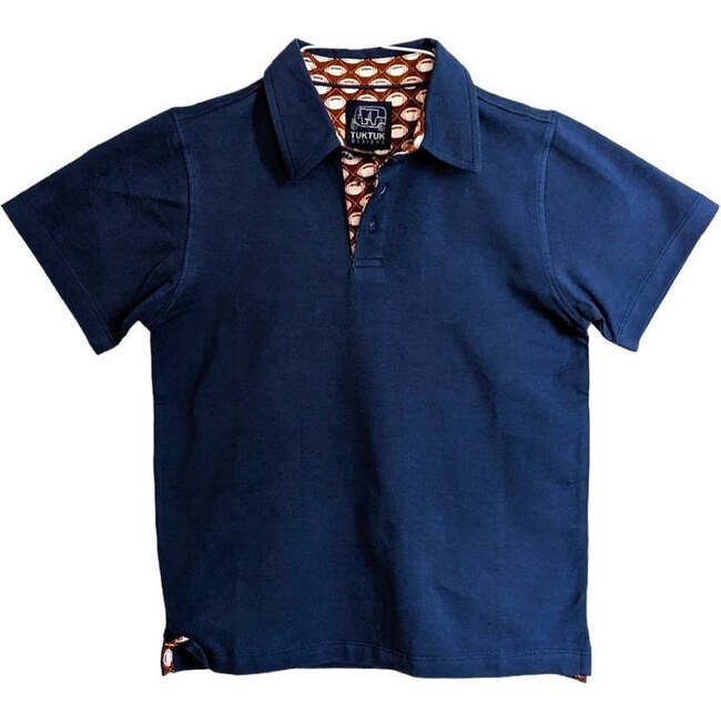 Game Day Polo Shirt, Navy Blue - Polo Shirts - 1