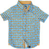 Short Sleeve Shirt, Pumpkin Pies/ Blue - Shirts - 1 - thumbnail
