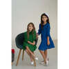 Tiered Dress, Electric Blue/ Blue - Dresses - 2 - thumbnail
