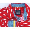 Mako Sharks Shirt Long Sleeve, Red - Shirts - 3 - thumbnail