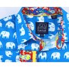 Erawan Elephants Long Sleeve Shirt, Turquoise - Shirts - 4 - thumbnail