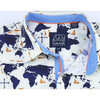 Short Sleeve Globe Trotter, White - Shirts - 4 - thumbnail