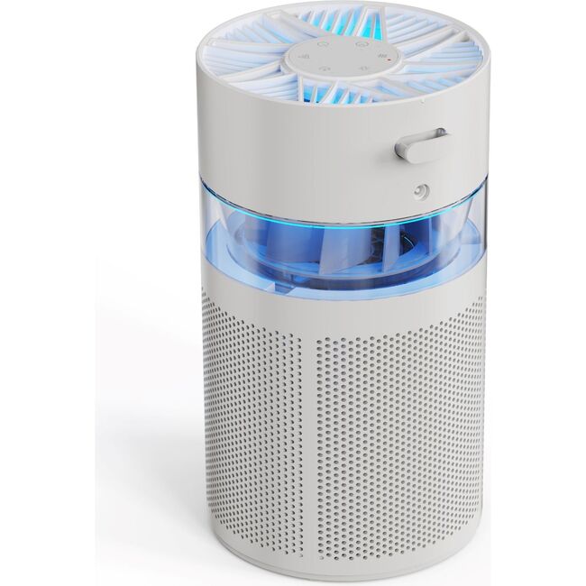 Crane True HEPA Air Purifier, Up To 200 Sq. Ft., With Aroma Tray, Night Light, Adjustable Fan Speed and Timer Function