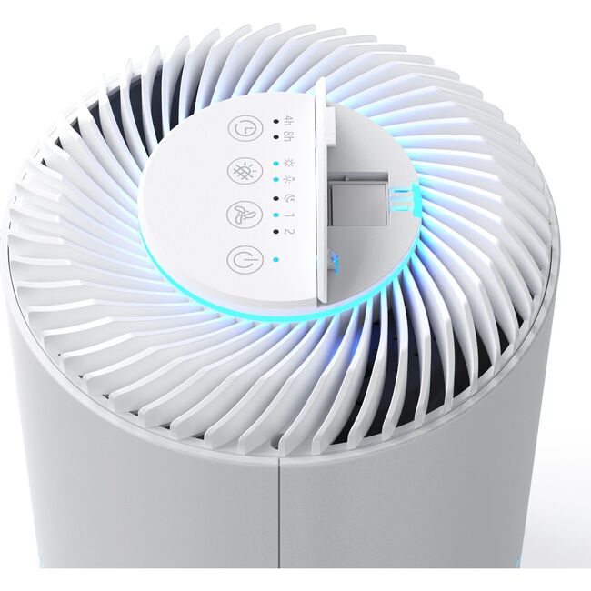 Crane True HEPA Air Purifier, Up To 150Sq. Ft., With Aroma Tray, Night Light, Adjustable Fan Speed and Timer Function