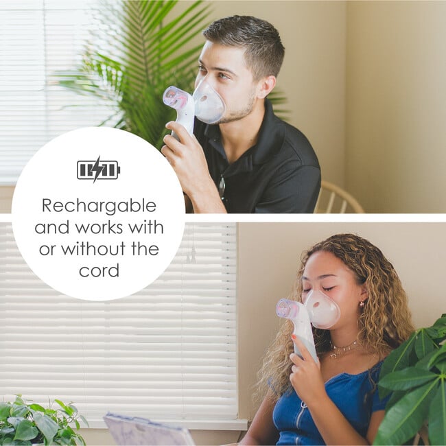 Cordless Steam Inhaler – Warm Steam & Cool Mist Functions, with Vapor Pad Tray - Personal Care - 4