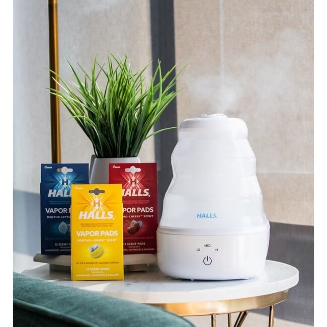 HALLS® Mentho-Lemon Scented Vapor Pads, 12-Count Pack, Long-Lasting Soothing Vapor - Personal Care - 6