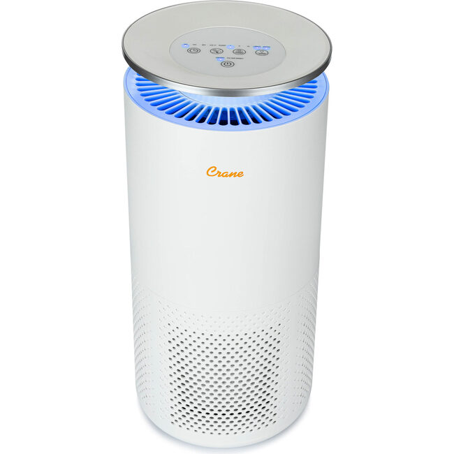 Crane Air Purifier with True HEPA Filter – High-Performance Air Purification for Large Rooms, Allergy Relief, Smoke & Pet Odor Removal, EE-5069