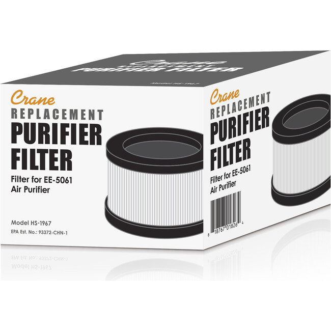 Crane EE-5061 Air Purifier Replacement HEPA Filter - Personal Care - 3