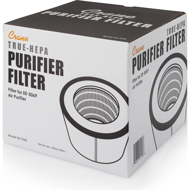 Crane EE-5069 Air Purifier Replacement HEPA Filter - Personal Care - 7
