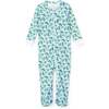 Parker Boys' Pima Cotton Zipper Pajama, Wild West Blue - Footie Pajamas - 1 - thumbnail