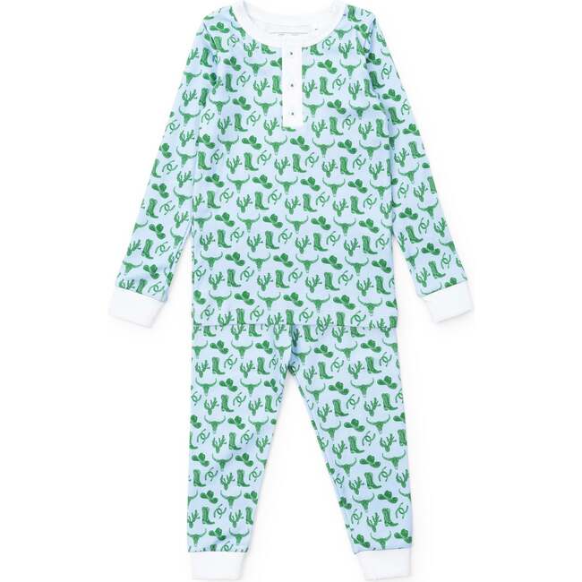 Jack Boys' Pajama Pant Set, Wild West Blue