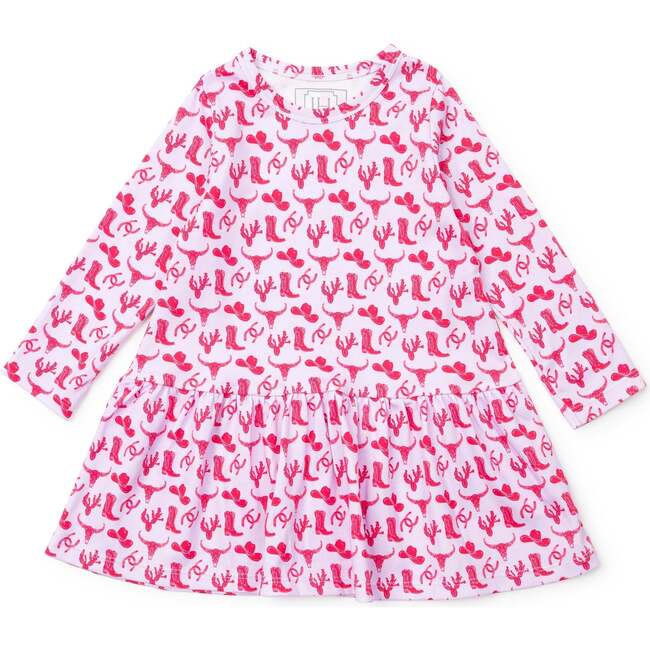 Lily Girls' Dress, Wild West Pink