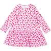 Lily Girls' Dress, Wild West Pink - Dresses - 1 - thumbnail