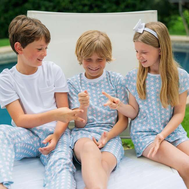 Emery Girls' Short Set, Seaside Starfish - Mixed Apparel Set - 3