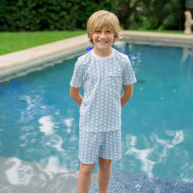 Charles Boys' Short Set, Seaside Starfish
