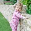 Parker Girls' Zipper Pajama, Wild West Pink - Footie Pajamas - 2 - thumbnail