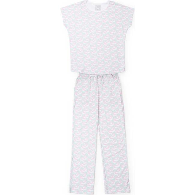 Marcia Women's Pajama Pant Set, Poolside Palms