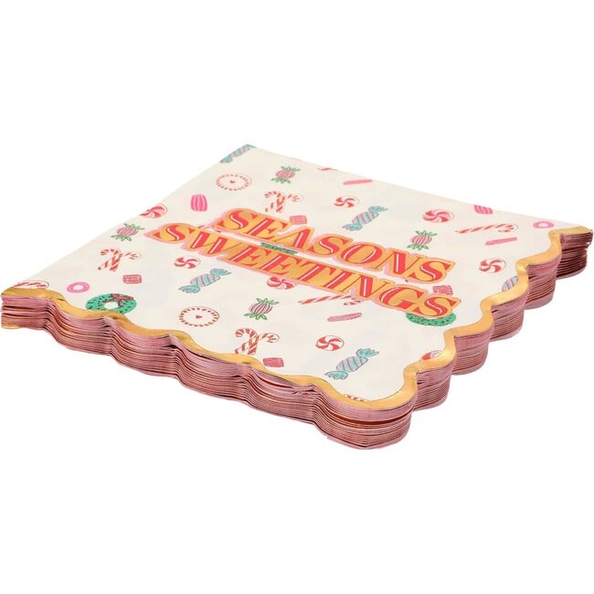 Season’s Sweetings Treat Napkin - Party Accessories - 3